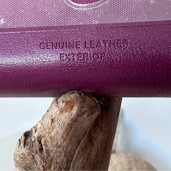 Buxton - Leather RFID Card And Coin Wallet, burgundy - Picture 4 of 8